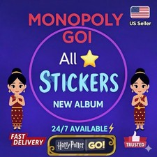 Monopoly Go Stickers 1-6 Stars  ALL Stickers Available  CHEAPEST SUPPER FAST  24/7