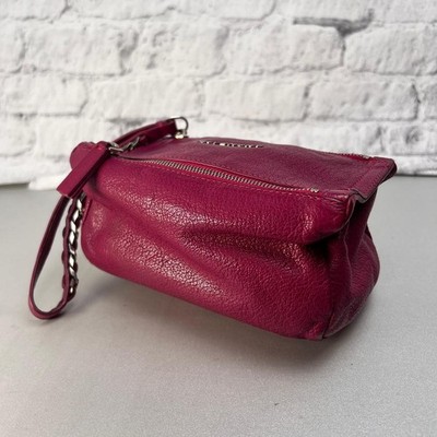 Givenchy Pandora Pouch Clutch Tasche mit Handgelenktasche Handtasche Echtlede...