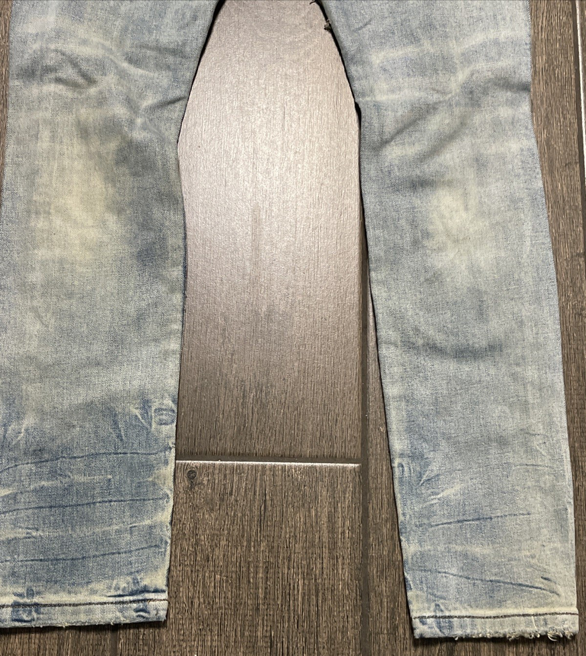 Vintage THRT Patchwork Distressed Denim Jeans Siz… - image 6