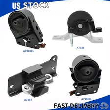 For 04-06 Nissan Maxima 3.5L AUTO Engine Motor & Transmission Mount Set w/Sensor