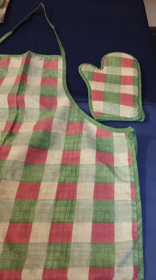 2 Set Grembiule + Presina + Guanto Forno - Immagine 2 di 4