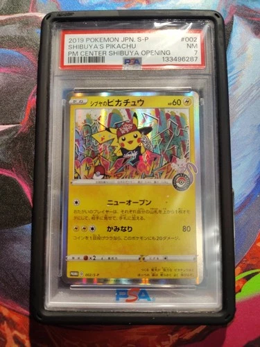 Pokémon TCG 2019 Pokemon JPN Promo Pokemon Center Pikachu 002/ S-P PSA 7