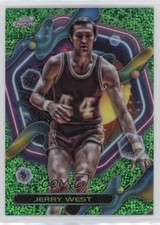 2023 Topps Cosmic Chrome Green Space Dust Refractor 9/75 Jerry West #58 HOF 1c5x
