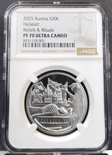 2025 AUSTRIA SILVER 20 EURO HALLSTATT BELIEFS & RITUALS NGC PF 70 ULTRA CAMEO