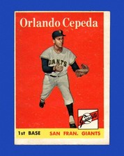 1958 Topps Set-Break #343 Orlando Cepeda EX-EXMINT *GMCARDS*