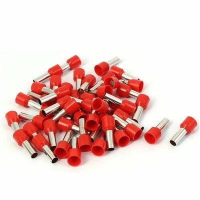 E10-12 Tube Style Electrical Cable Wire Ends Crimp Insulated Terminal 50pcs  KD 