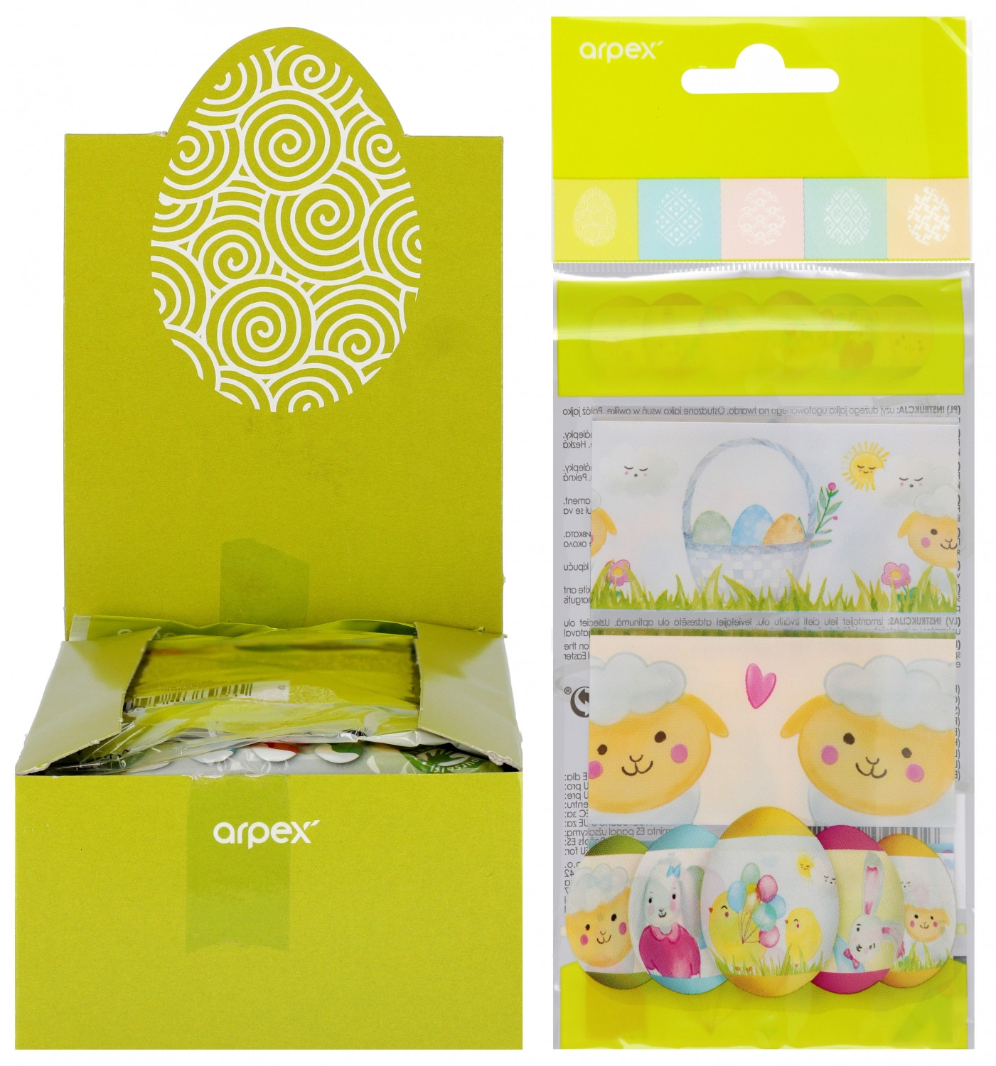 5902934244121 Ozdoba owijka, листовая бумага на яйке , пастель , op6szt , 50 , улица Вельканочская, 12 