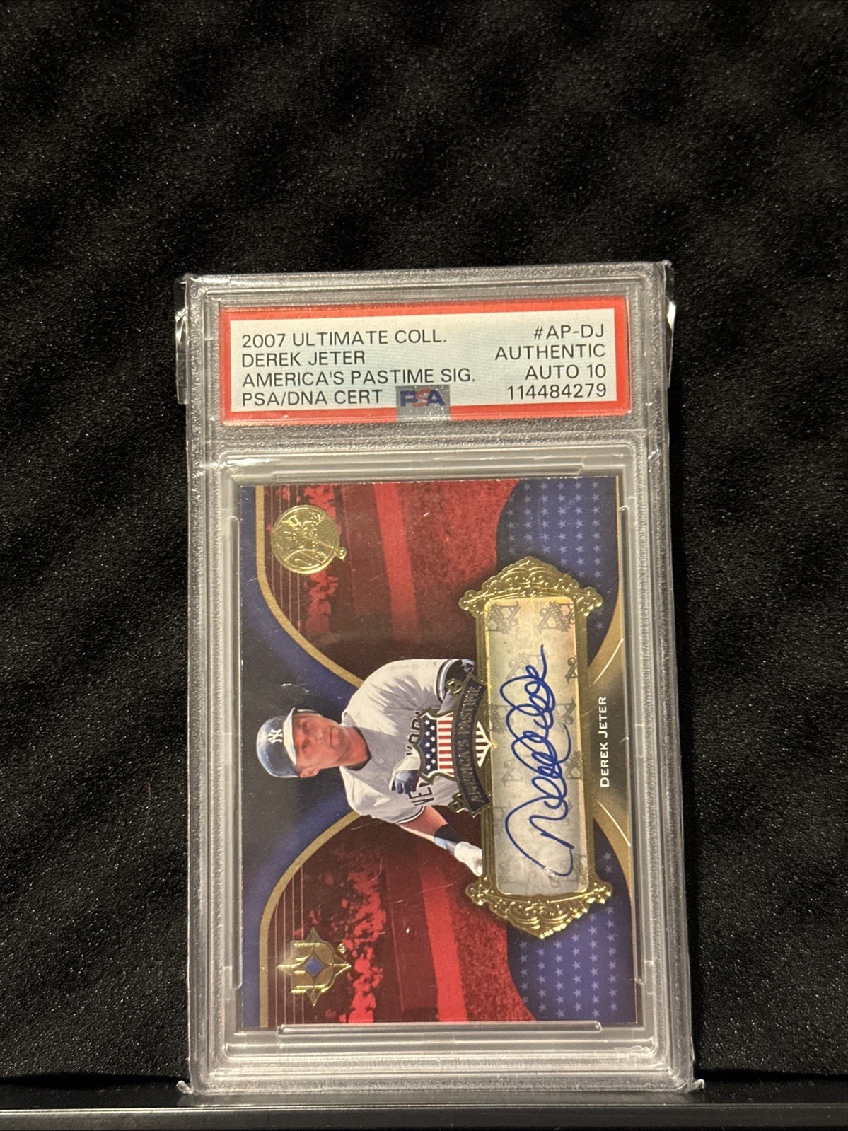 2007 Upper Deck Derek Jeter #AP-DJ PSA/DNA Certified 10  view 1