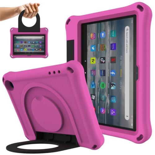 Stand Holder Case Amazon Kindle Fire 7 2022 12th Tablet Kid EVA ShockProof Cover - Picture 25 of 28