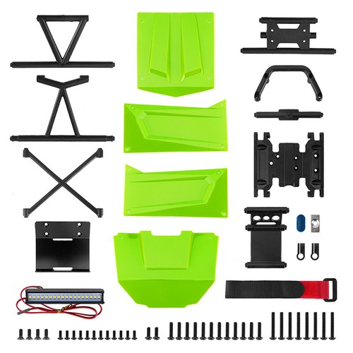 INJORA Rock Buggy Body Shell Chassis Kit for 1/10 SCX10 II 90046 UTB10 Capra - Picture 9 of 25