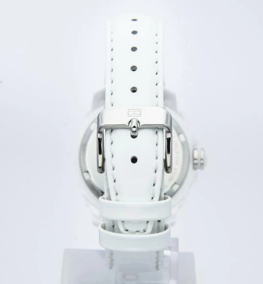 ✅ Totalmente Nuevo TOMMY HILFIGER 1781182 DAMAS CERÁMICA BLANCA 36mm 70% Descuento Foto 2 de 4