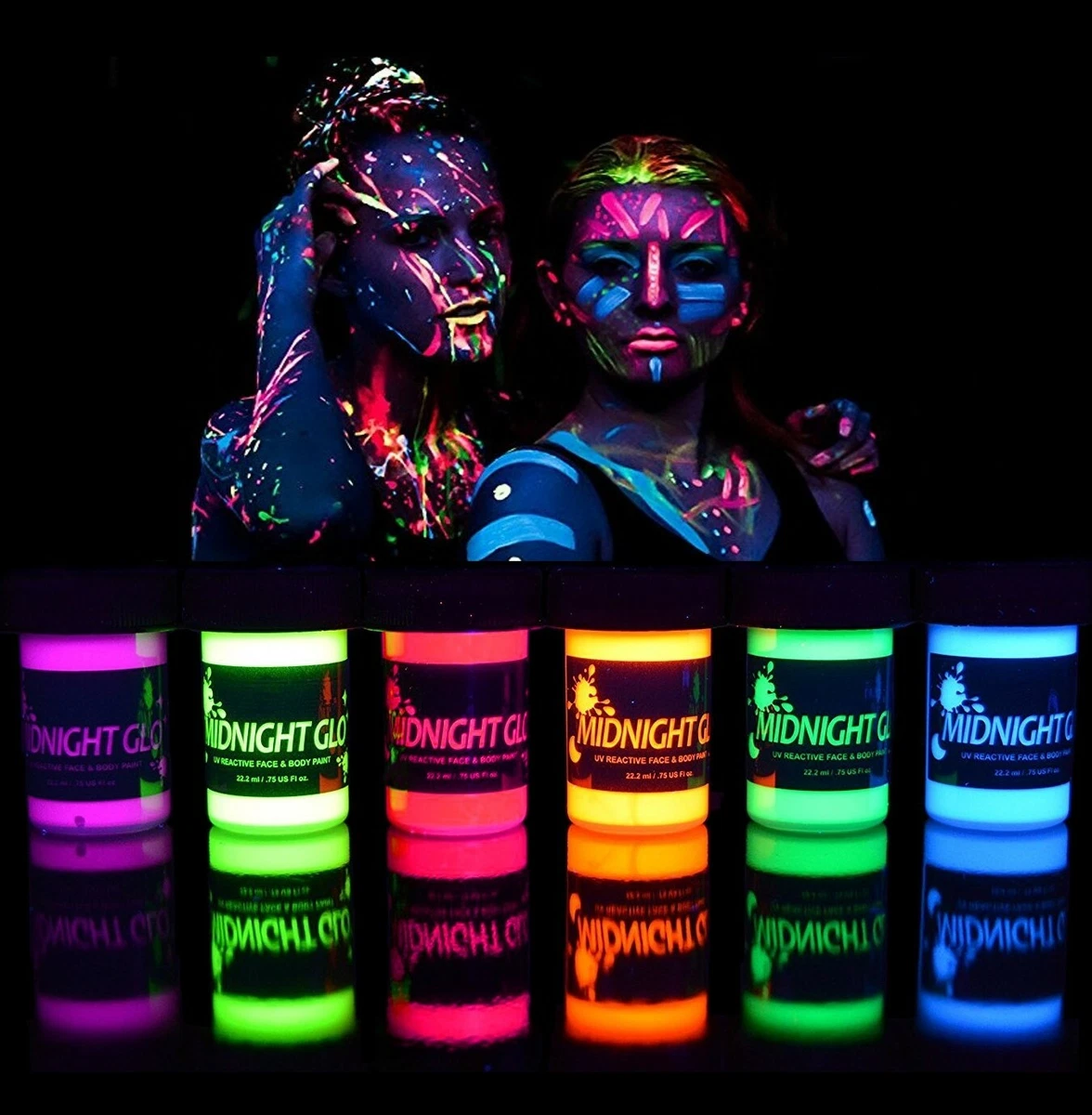 FABRIC PAINT - UV/BLACKLIGHT - NEON PINK - Glow Specialist - Glow Specialist