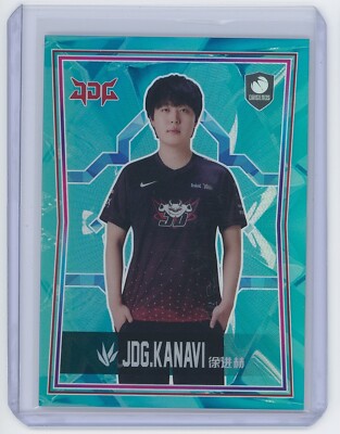 2021-2022 Buffun LPL League of Legends LOL JDG KANAVI Jungler Aqua Refractor /77