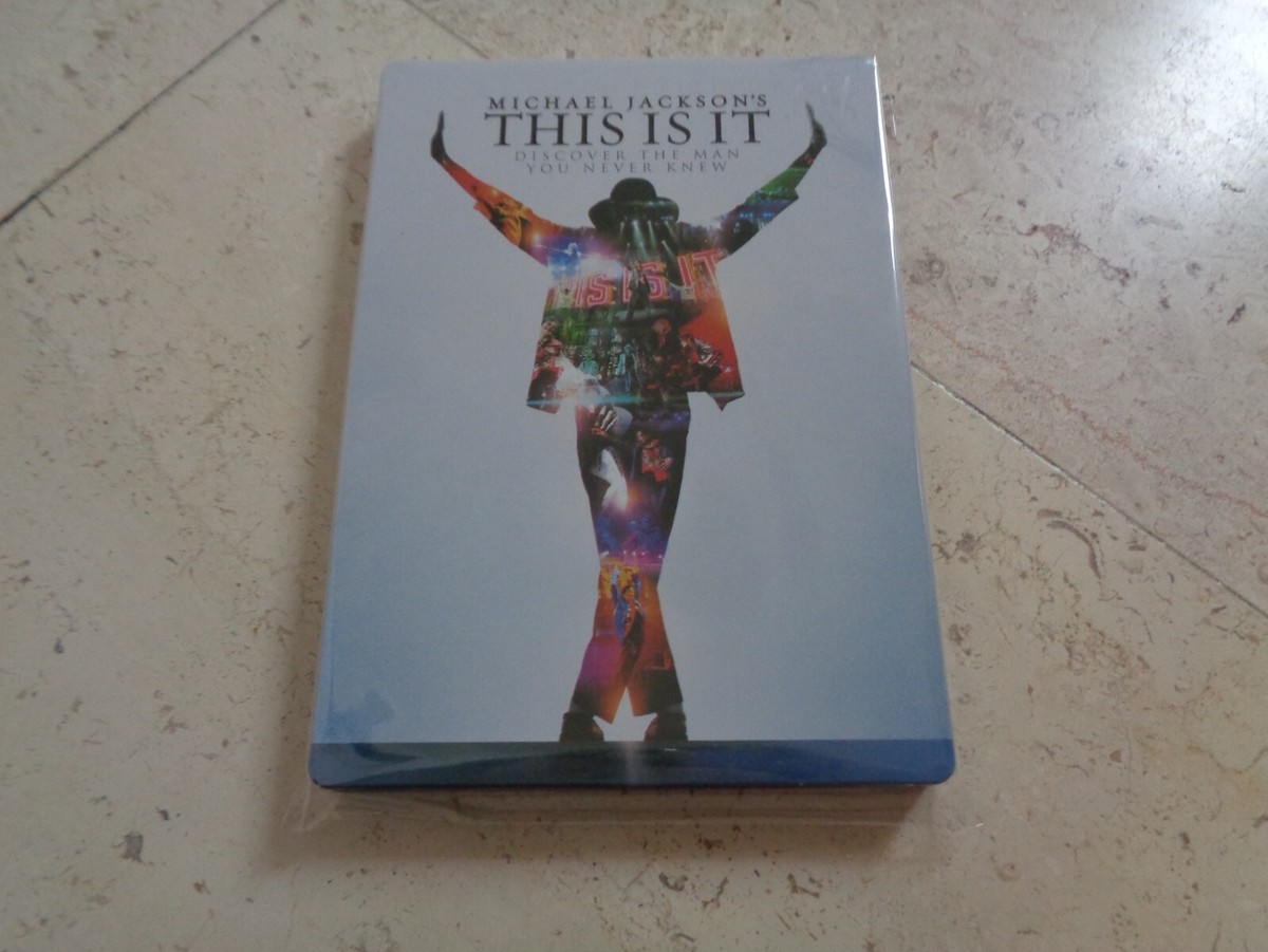 MICHAEL JACKSON - THIS IS IT 4 Disc SteelBook Blu-ray + 2 DVD +