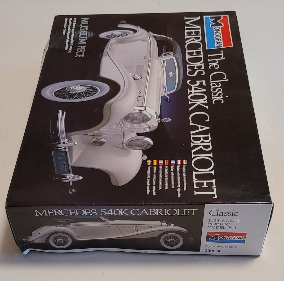 Monogram Mercedes 540K 0 Mercedes-Benz 1⁄24 Model Kit 1:24 The 