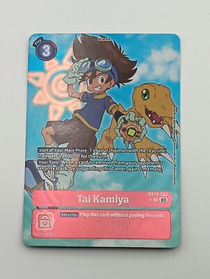 Digimon TCG Einzelkarte Tai Kamiya AA NM