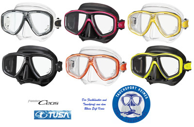 TUSA Freedom Ceos Maske / Tauchen / Apnoe / Schnorcheln / Tauchmaske / Brille