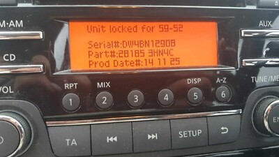  NISSAN JUKE AUTORADIO NAVIGATION ENTSPERREN PIN CODE SCHNELL & ZUVERLÄSSIG 