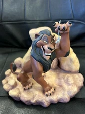 Disney SCAR Figurine "Life's Not Fair, Is It?" LION KING Retired WDCC COA DD