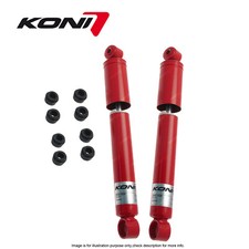2 x Rear KONI Classic Adjustable Shock Absorbers for Chevrolet Corvette C2 C3