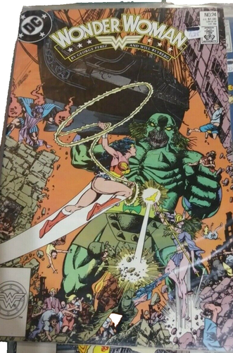 WONDER WOMAN # 24 1988 DC george PEREZ phobos god of terror+hermes | eBay