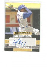 2010 UPPER DECK SIGNATURE SENSATIONS #JO JOAQUIN ARIAS   AUTO
