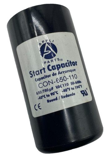Appli Parts CON-650-110 Start Capacitor 650-780 uF 110VAC 50/60Hz ✅