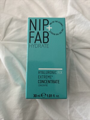 NIB Nip + Fab Hydrate Hyaluronic Extreme Concentrate 1.01 oz Full Size