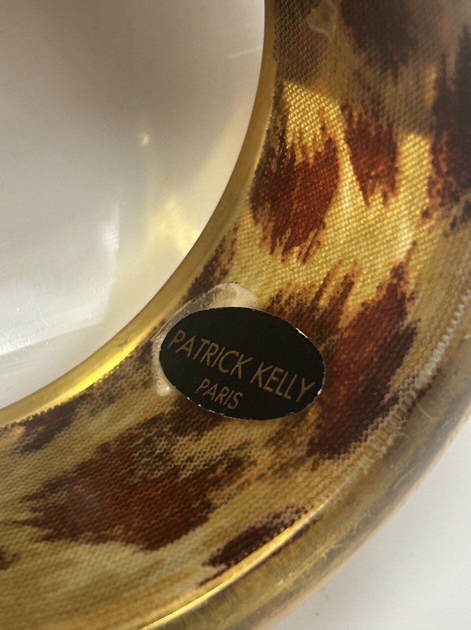 Lucite Leopard Bangle Bracelet - image 5