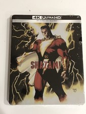 Shazam 4K UHD/Blu-Ray Steelbook Region Free DC Jim Lee Art Justice League New