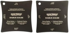 Music Nomad Precision Fretboard and String Radius Gauge Tool-2 pc. Set (MN603)
