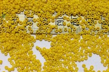 10/0 Old Time Antique French Old Yellow 2 Glass Seed Beads /1oz