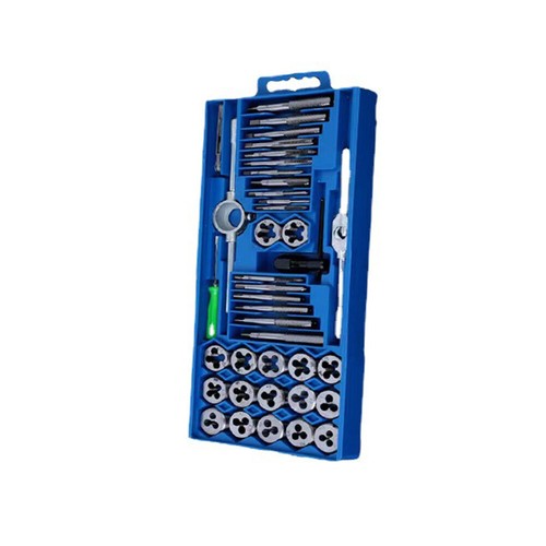 US 40 Pc Carbon Steel SAE & METRIC Tap and Die Set Adjustable Wrench T-Handle - 第 4/11 張圖片