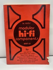 Sams Modular HI-FI Components MHF-31 Manual de Servicio de Instrucciones Marantz Sony