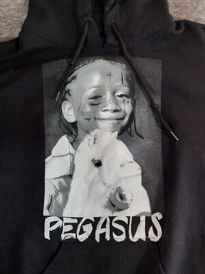 Trippie Redd Hoodie Mens SMALL Pegasus Album Promo Rap Sweatshirt 1400 RARE