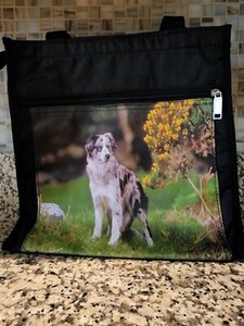 Black Tote Australian Shepherd