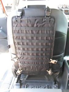 molle seat back panel