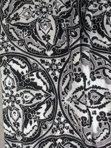 Cynthia Rowley Black Floral Paisley Sleep Pajama Pants Sz 1X - Picture 2 of 6