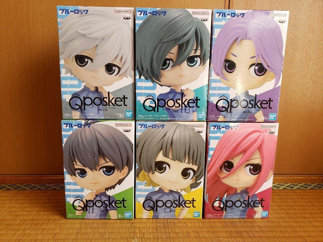 ブルーロックQposket フィギュア Q posket BLUE LOCK Figure Qposket B Color set of 6 full complete