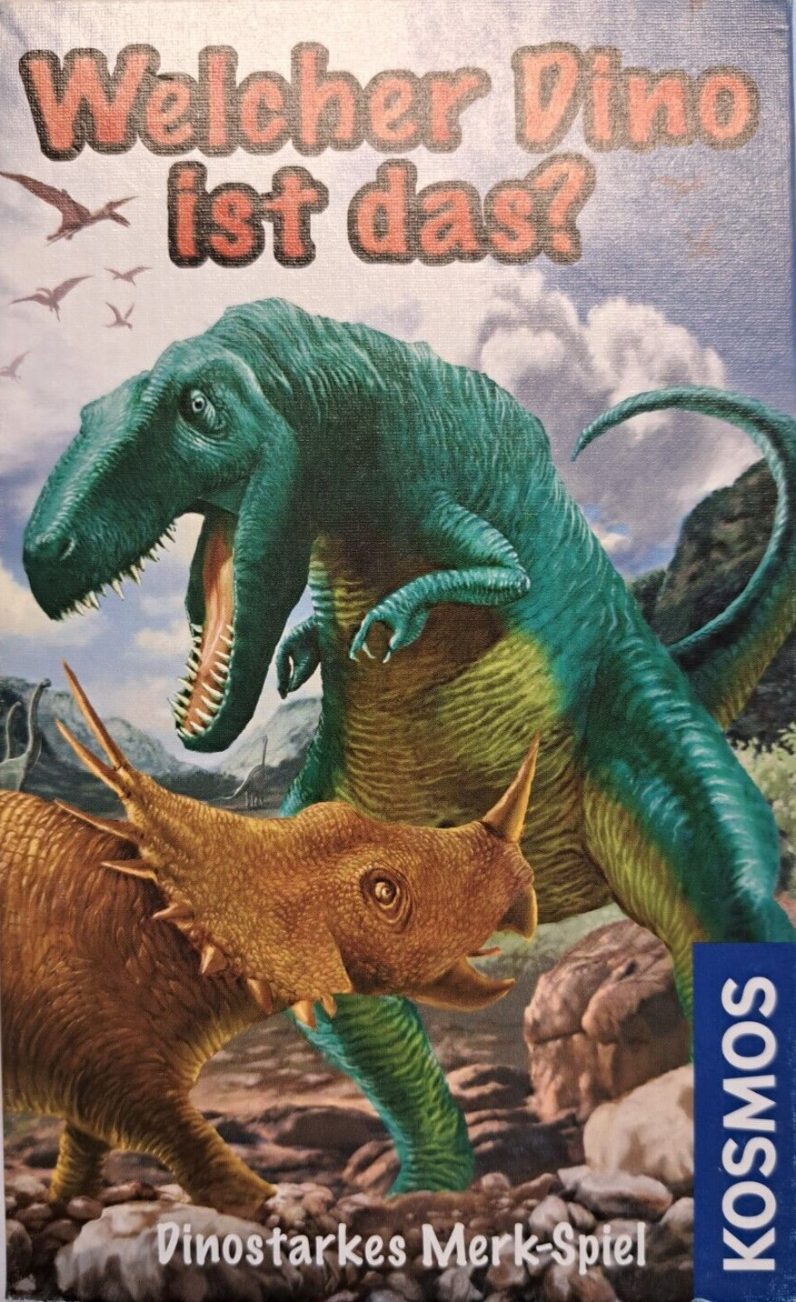 KOSMOS - Welcher Dino ist das? - Dinostarkes Merk-Spiel - NEUWERTIG