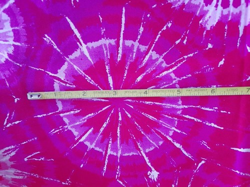 Quilting Fabric 43" X 28" Springs Creative CP 38381 Tie Dye Hot Pink Cotton - Picture 6 of 7