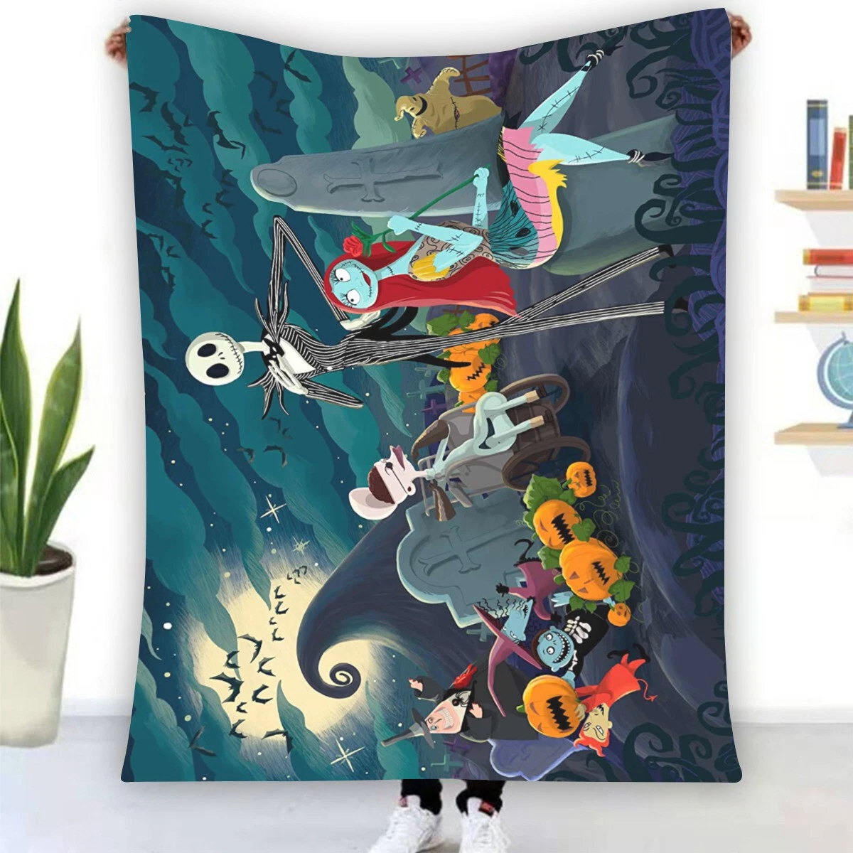 Scary Helloween Fleece Blanket