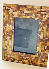 Glass Mosaic Photo Frame handmade Thai Yellow Mustard 20x 25cm (6 x4") photo 2nd