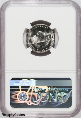 1959-D Jefferson Nickel ~ NGC MS66 ~ GEMMA BU NON CIRCOLATA MQ - Foto 6 di 8
