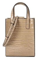 Seidenfelt Manufaktur Tuuli Mini Tote Handtasche Tasche Sand / Gold Neu