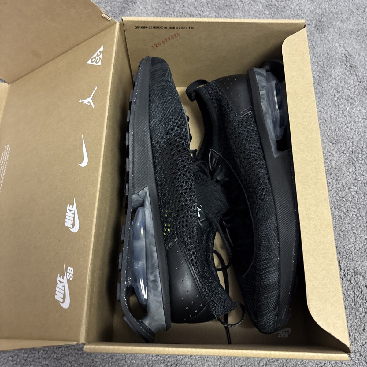 Nike Air Max Flyknit Racer Mens Running Trainers Fd2764-001 Uk Size