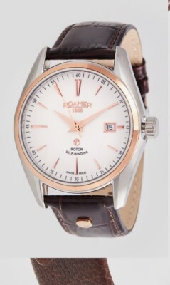 Roamer Swiss Matic Herren Rotor Self-winding 210633492502 rose gold /10 atm sapp