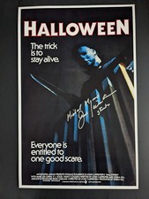 James Jim Winburn Signed 11x17 POSTER Michael Myers Halloween 1978 JSA COA C