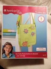 American Girl Crafts Fun Fabric Bag - 72 pieces sewing and craft kit - NIB green