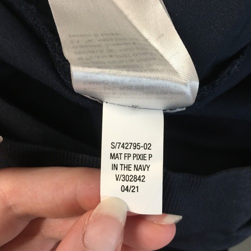 Old Navy Maternity Pants Womens 12 (Actual 34x27) Black Low Rise Full Panel - Picture 21 of 23